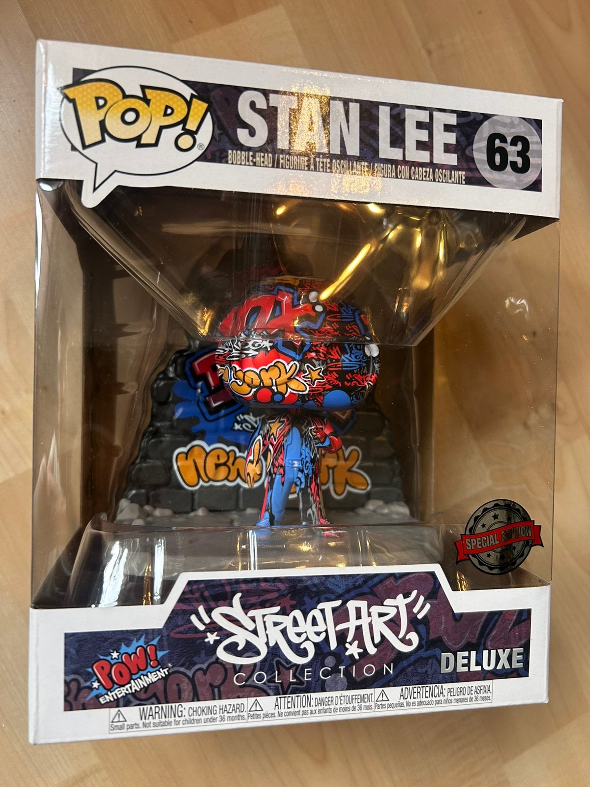 Funco pop Stan Lee street art special edition, Ophalen of Verzenden, Zo goed als nieuw