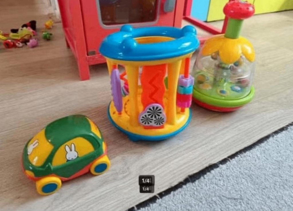 Kinderspeelgoed draaitol, minigym, nijntje auto, Gebruikt, Ophalen of Verzenden