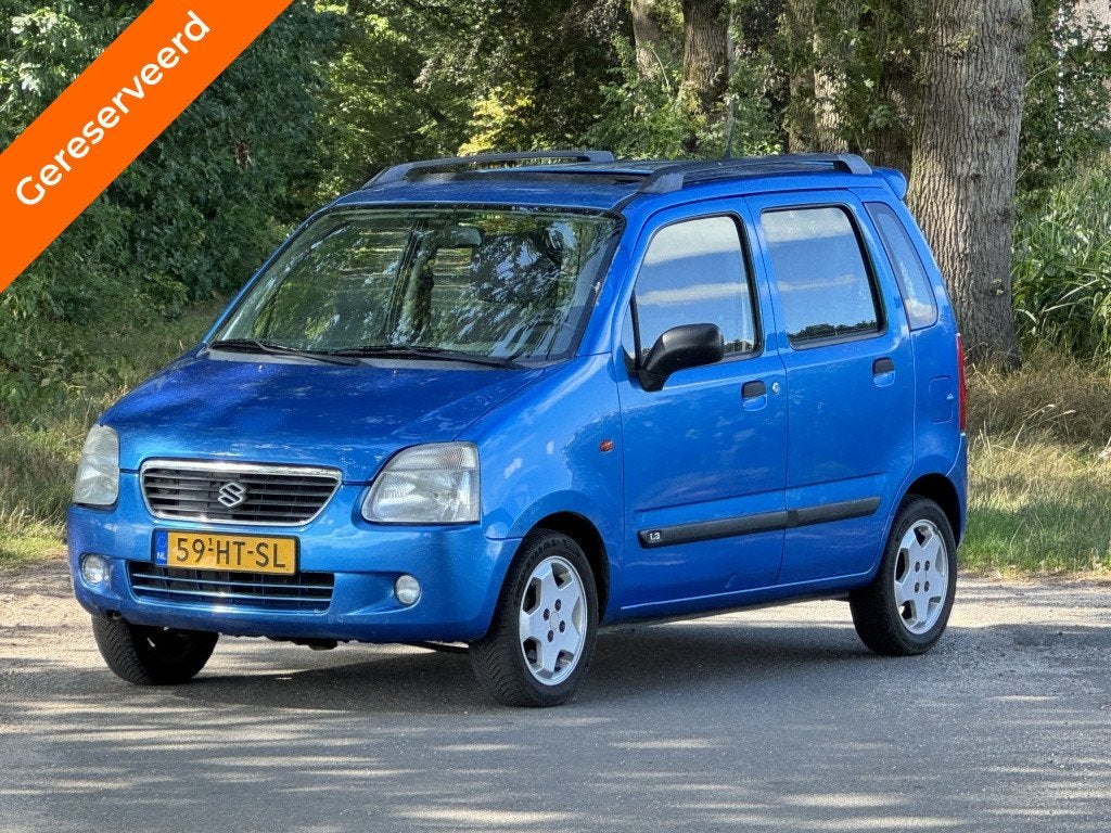 Suzuki Wagon R+ apk VERKOCHT 1.3 Season (bj 2001), Auto's, Gebruikt, 31 €/maand, 4 cilinders, 905 kg