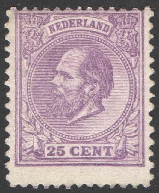 Nederland NVPH nr 26 ongebruikt Koning Willem III 1872, Postzegels en Munten, Postzegels | Nederland, Ophalen of Verzenden, T/m 1940