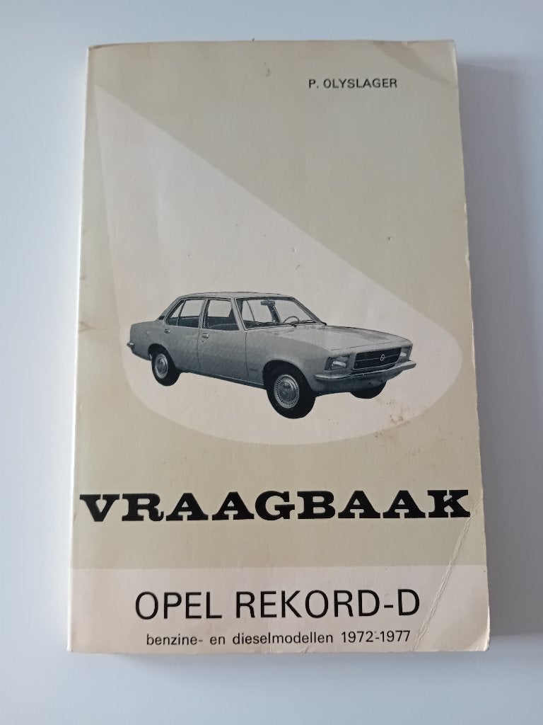 Vraagbaak Opel Rekord D, Ophalen of Verzenden