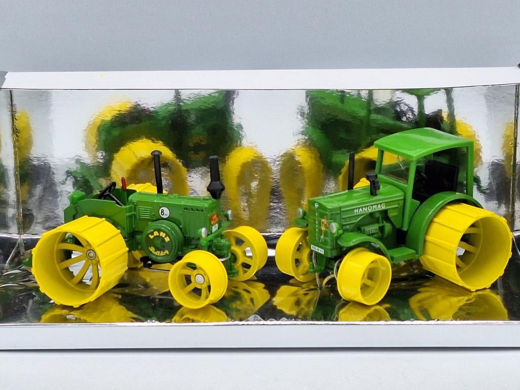 Lanz Bulldog & Hanomag Moorbulldog Set Traktorado 2008, SIKU, Tractor of Landbouw, Zo goed als nieuw, Nvt