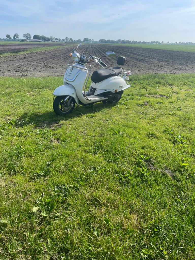 Agm retro scooter, Ophalen, Gebruikt, Maximaal 45 km/u, Benzine