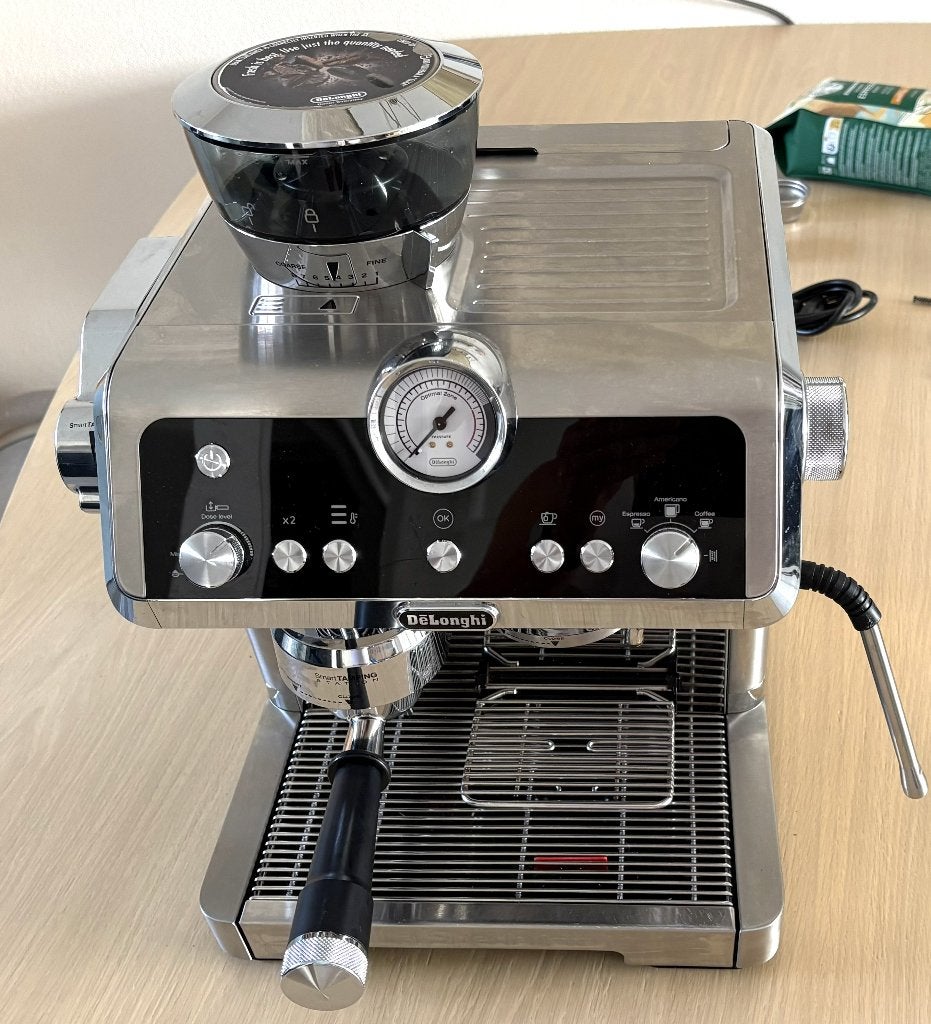DeLonghi Volautomatische espressomachines Koffiezet EC935X, Ophalen, Espresso apparaat, Koffiebonen, Zo goed als nieuw