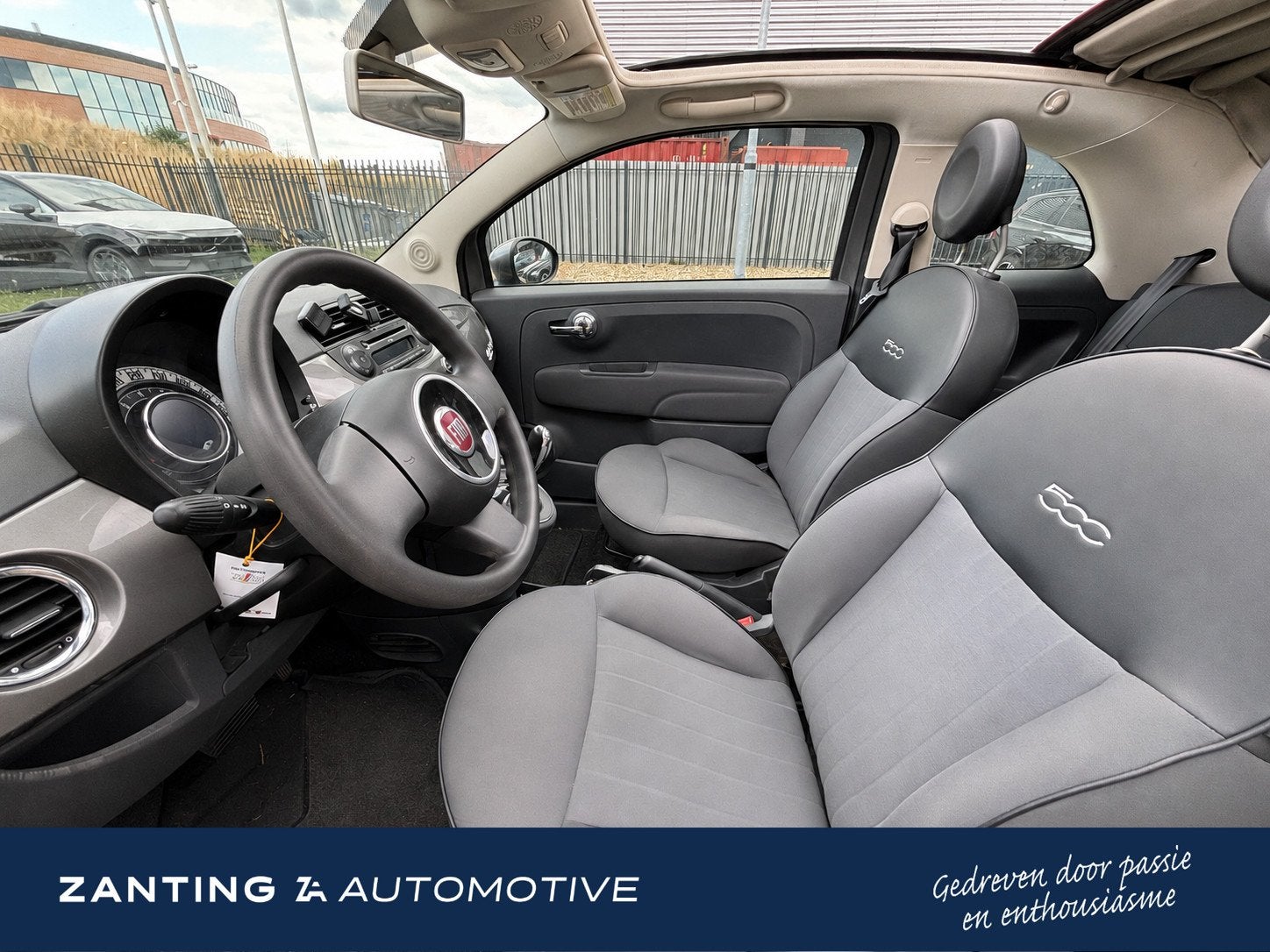 Fiat 500 C 1.2 4 cilinder Pop | AUTOMAAT | 100% Onderhoudshi, Auto's, Euro 5, Stof, Gebruikt, 4 cilinders