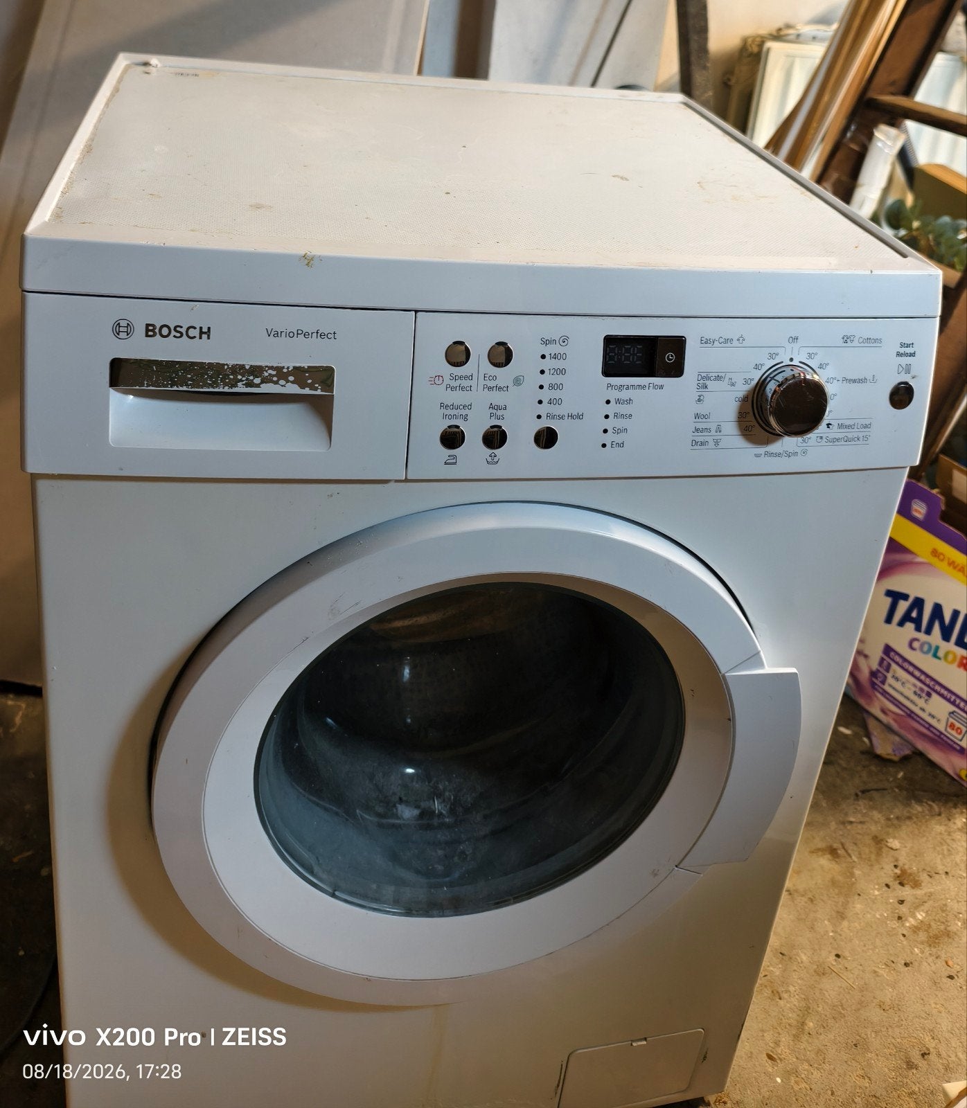 Bosch VarioPerfect Wasmachine, Witgoed en Apparatuur, Wasmachines, Ophalen, Gebruikt, 85 tot 90 cm, 1200 tot 1600 toeren