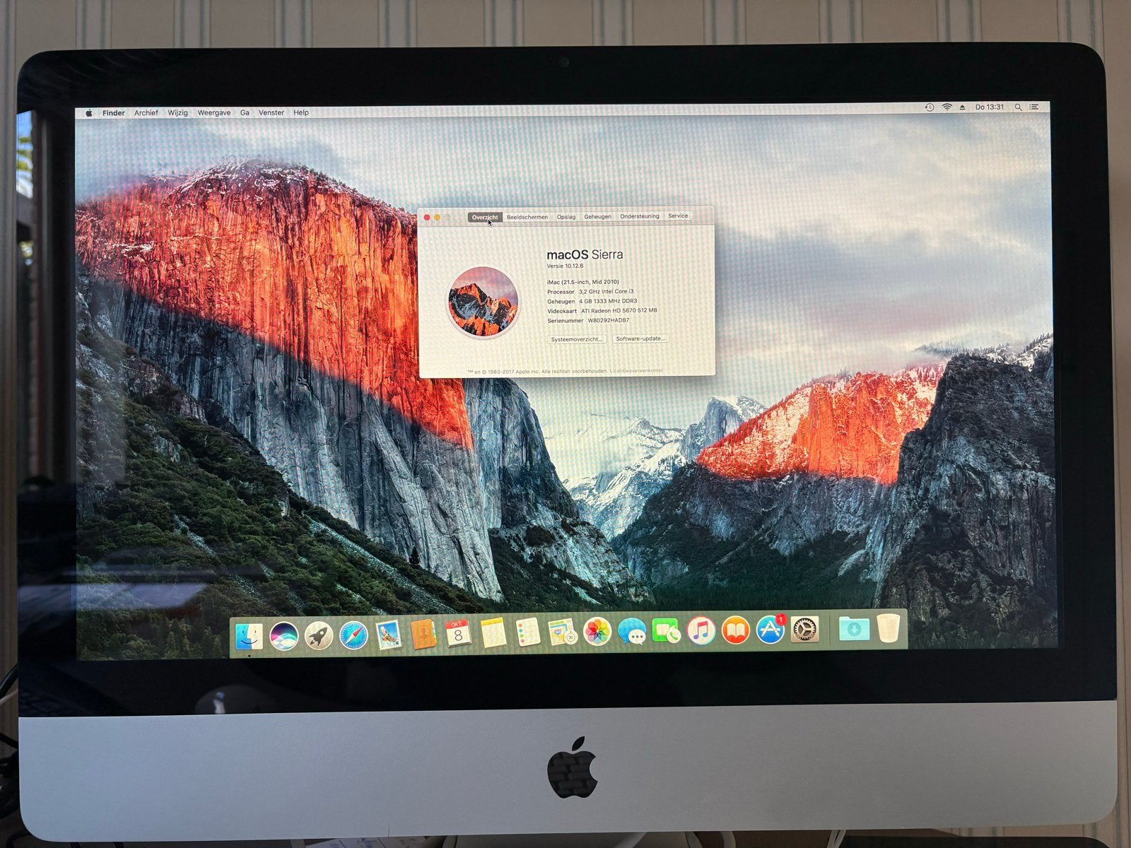 Apple iMac (21.5-inch, medio 2010) - 4GB RAM, 1TB HDD, Gebruikt, HDD, IMac, Ophalen of Verzenden