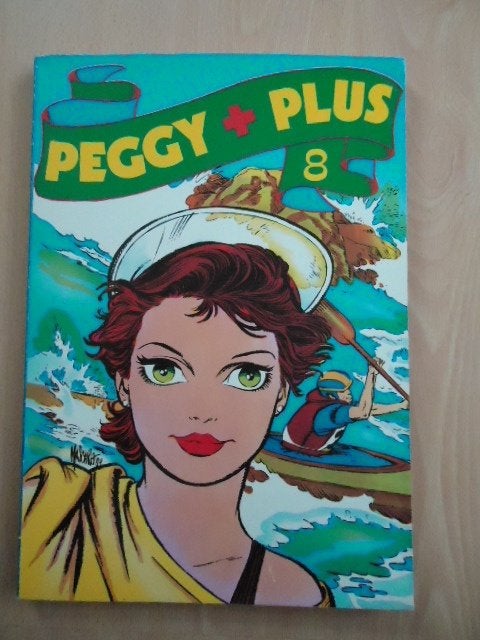 Peggy + Plus 8, stripboek jaren 80, Eén stripboek, Ophalen of Verzenden, Gelezen
