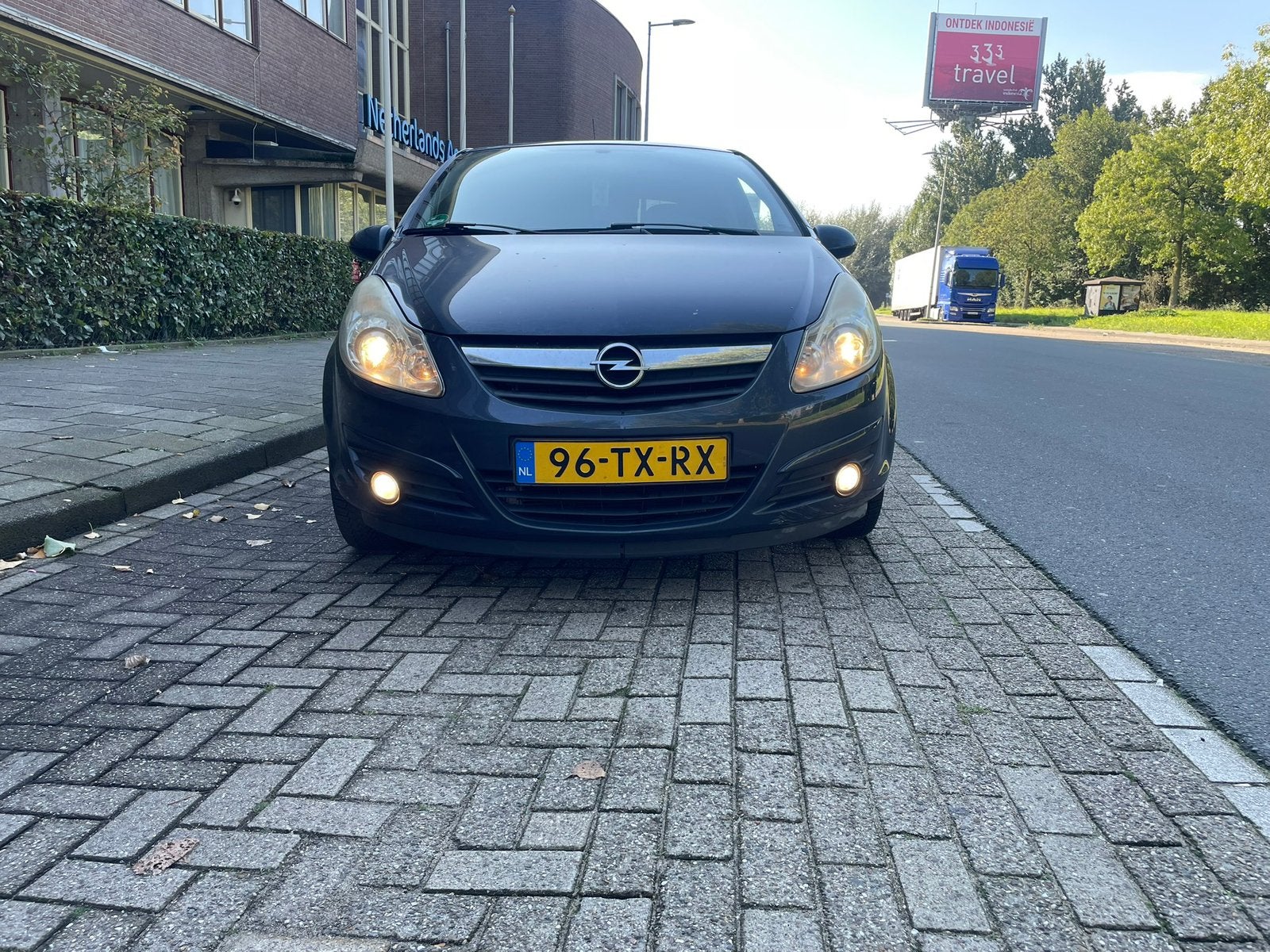 Opel Corsa 1.2 16V 5D Easytronic 2007, 4 cilinders, Blauw, 1229 cc, 49 €/maand