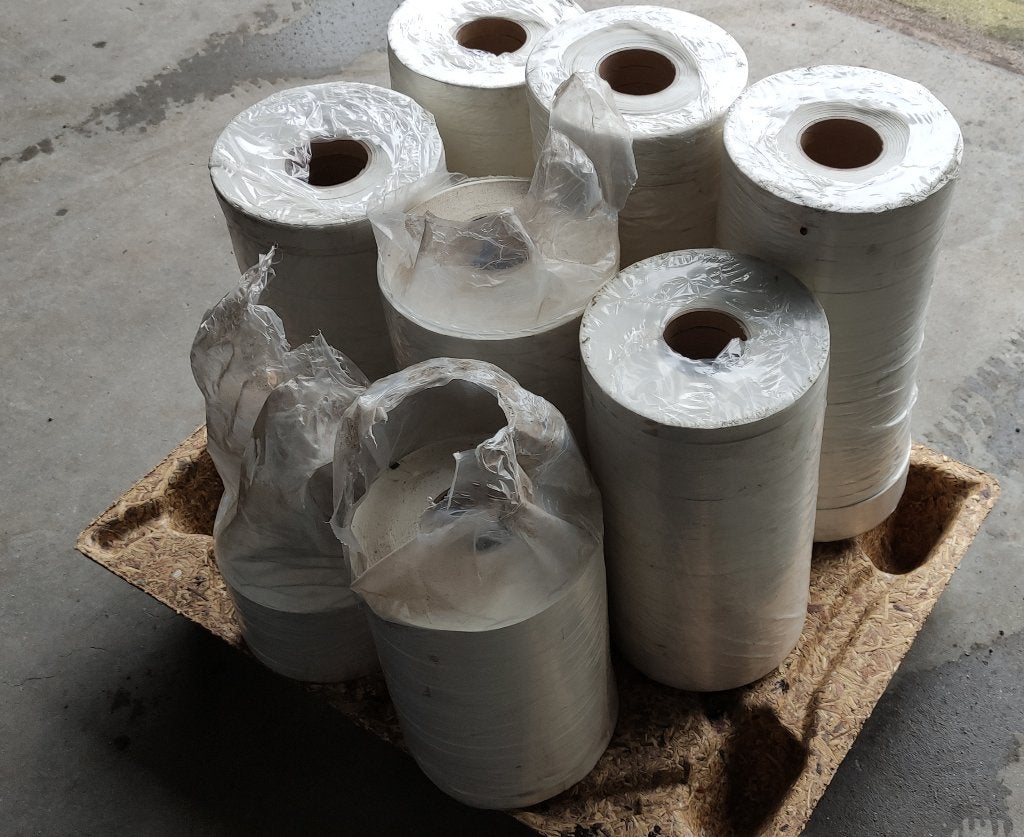 10000 mtr wit pvc verstevigingsband boordband 18mm, Ophalen, Nieuw, Lint, Band of Elastiek