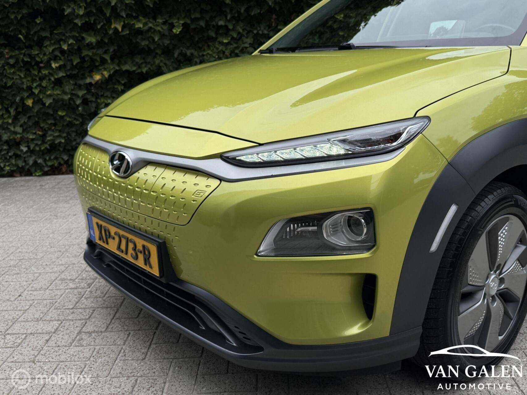 Hyundai Kona EV Fashion 64 kWh 1e Eig! VOL OPTIES|Batt 100%, Auto's, 12 maanden, Gebruikt, Automatische klimaatregeling, Geel