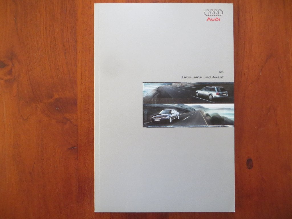 Audi S6 Limousine und Avant (sept. 1999), Ophalen of Verzenden, Nieuw, Audi
