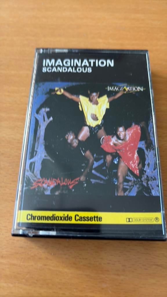 Imagination muziek cassette Scandalous 8 tracks disco, Cd's en Dvd's, Cassettebandjes, Gebruikt, Ducoso, 1 bandje, Ophalen of Verzenden