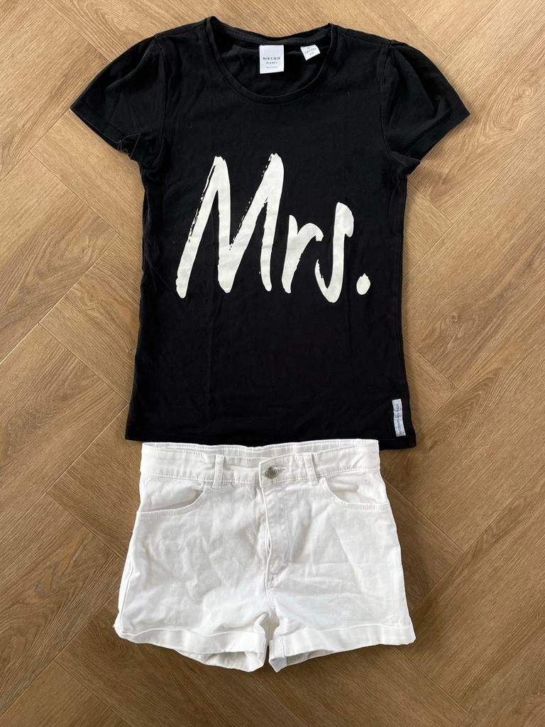 NIK&NIK Mrs. T-shirt maat 152, Verzenden, Zo goed als nieuw, Meisje, Shirt of Longsleeve
