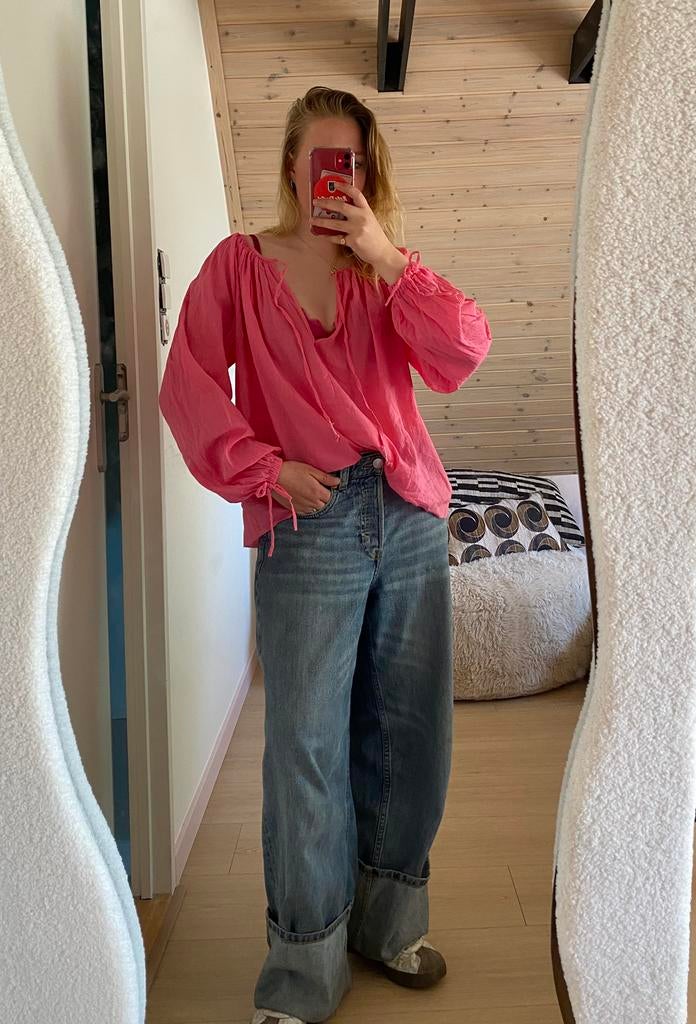 Roze Love Stories blouse, Ophalen of Verzenden, Nieuw, Maat 36 (S), Roze