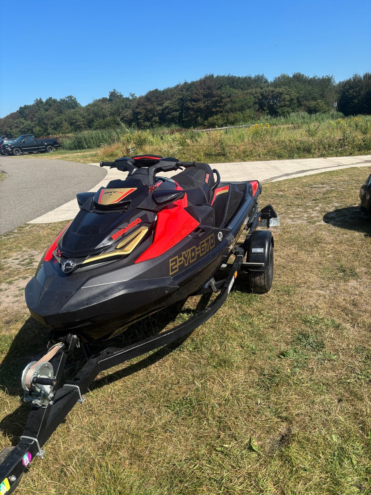 Sea-Doo RXT-X RS 300 met trailer, Ophalen, Gebruikt, Benzine, 200 pk of meer