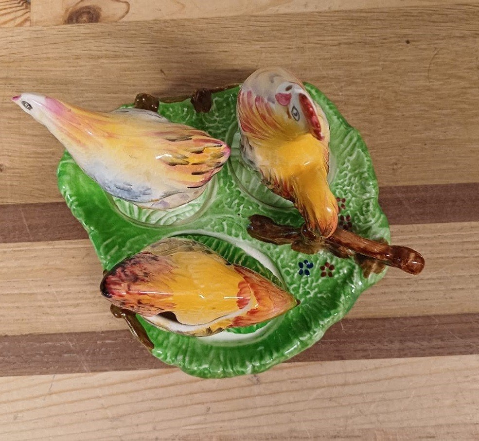 Grimwades Royal Winton - Peper en zoutstel - kip en haan, Antiek en Kunst, Ophalen of Verzenden
