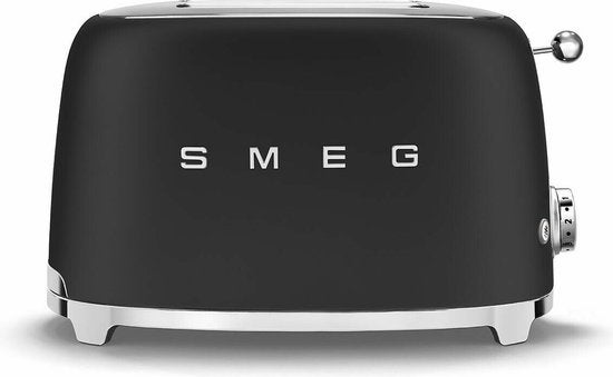 SMEG TSF01 broodrooster mat zwart - Missende verpakking, Info@mystore.nl, Nieuw, Uitneembare kruimellade, Bruggestraat 18