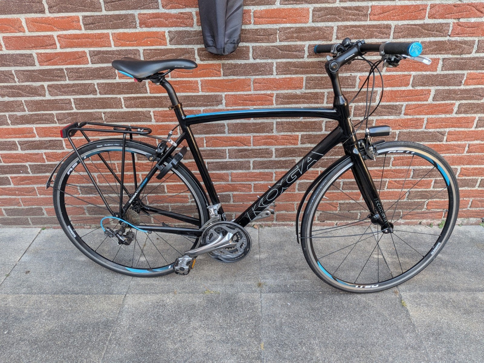 Koga Roadchamp herenfiets, frame 57cm, Shimano Tiagra, Ophalen, Gebruikt, Velgrem, 57 tot 61 cm