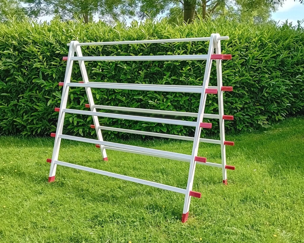 Linnenrek wasdroger houten wasrek ouderwets wasrak dekens, Verzenden, Nieuw, Wasrek