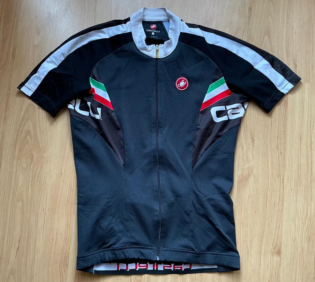 Wielershirt Castelli (Maat M), valt klein, meer S, Verzenden, Gebruikt, Kleding