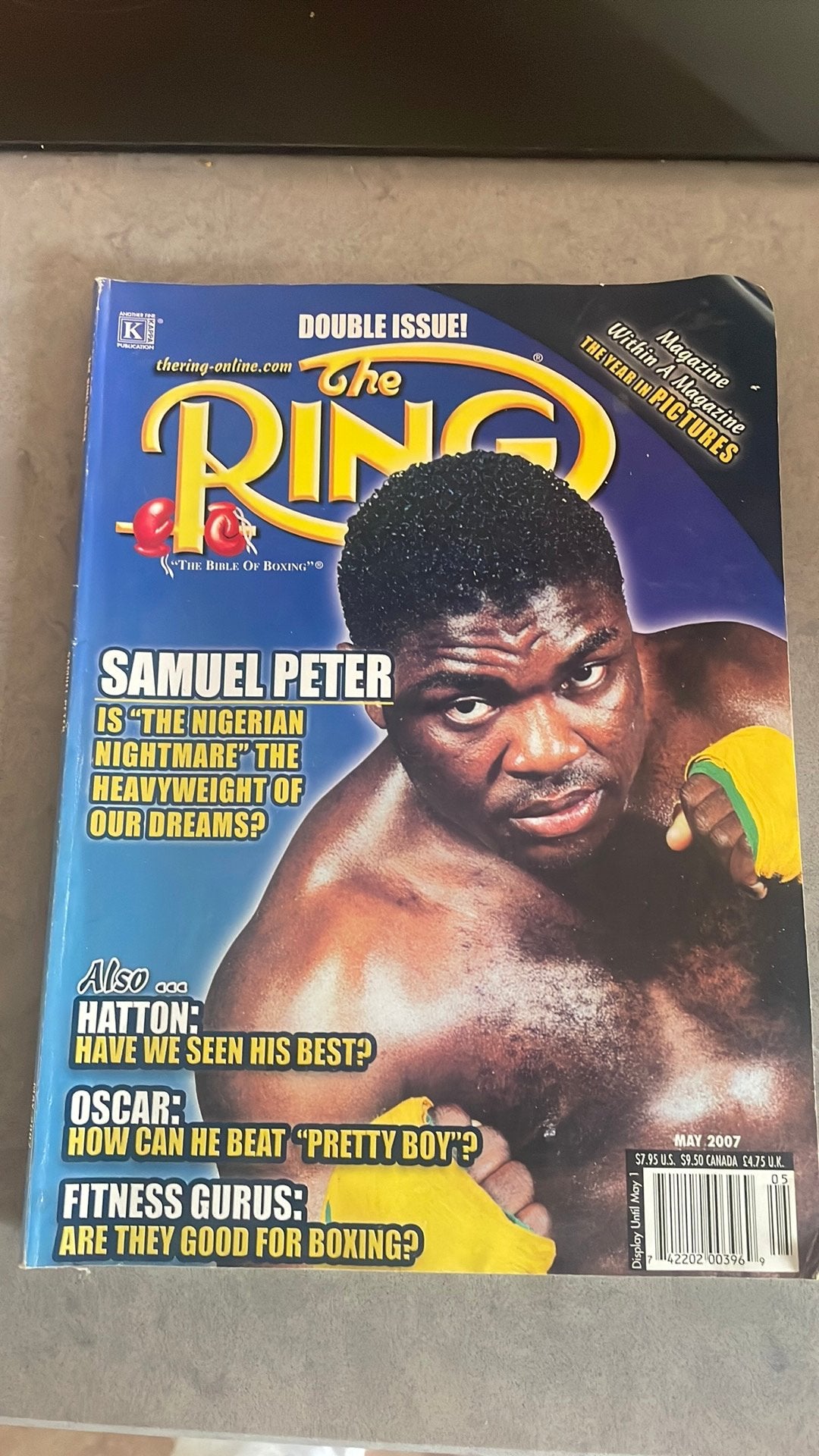 The Ring Magazine mei 2007 - Samuel Peter, Ophalen of Verzenden, Zo goed als nieuw, Sport en Vrije tijd