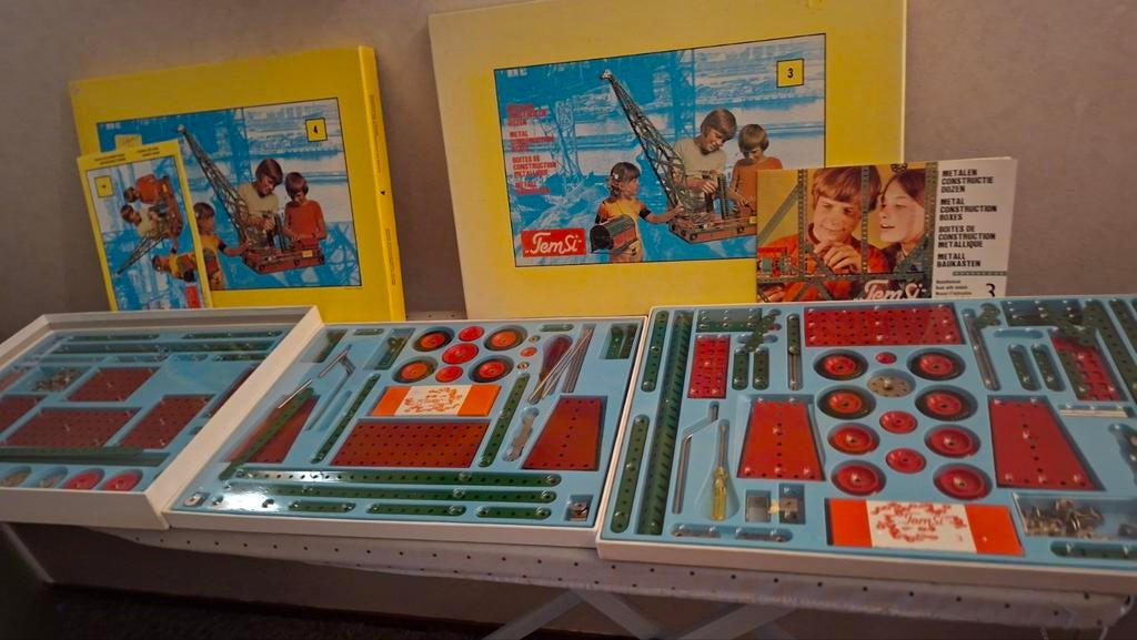 Temsi (meccano)constructie doos 3 en 4 nog nieuw (adv 1)., Ophalen of Verzenden, Nieuw