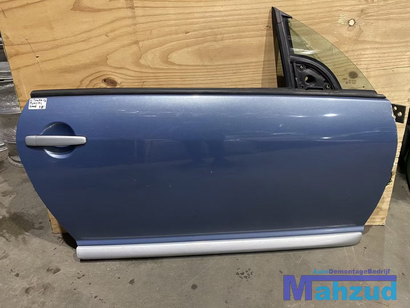 CITROEN C3 PLURIEL rechter deur portier blauw COMPLEET, Auto-onderdelen, Gebruikt, Citroën, Ophalen of Verzenden, Taurusavenue 1
2132 LS  Hoofddorp, NL