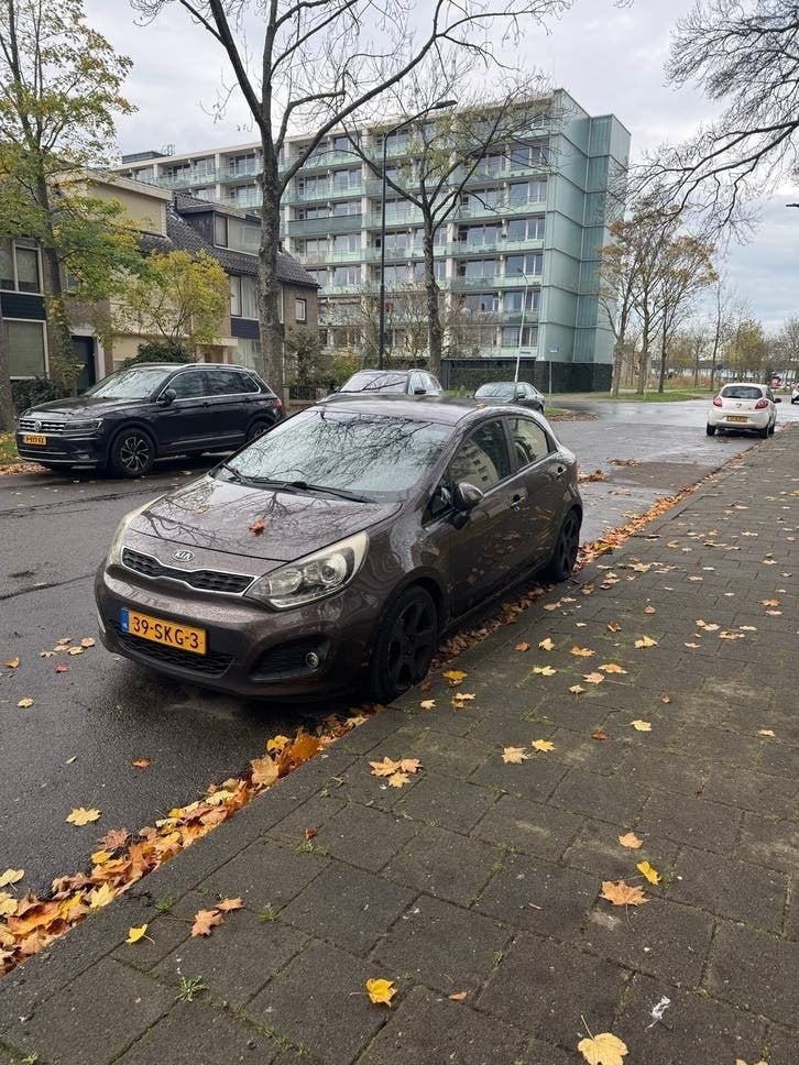 Kia Rio 1.2 I 5DRS 2011 Bruin, 450 kg, 40 €/maand, 4 cilinders, Bruin