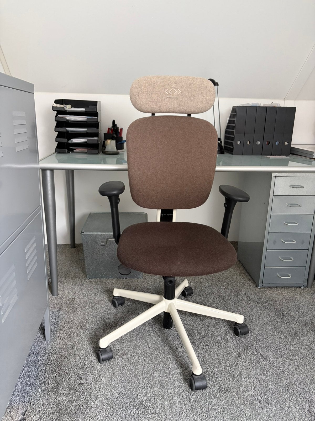 Ahrend A262 ergonomische bureaustoel, Huis en Inrichting, Bureaus, Ophalen, Met wielen, Zo goed als nieuw