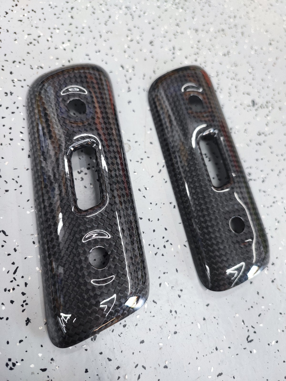 Carbon afdekplaatjes Ducati Monster S2R S4R uitlaat nieuw, Ophalen of Verzenden, Nieuw