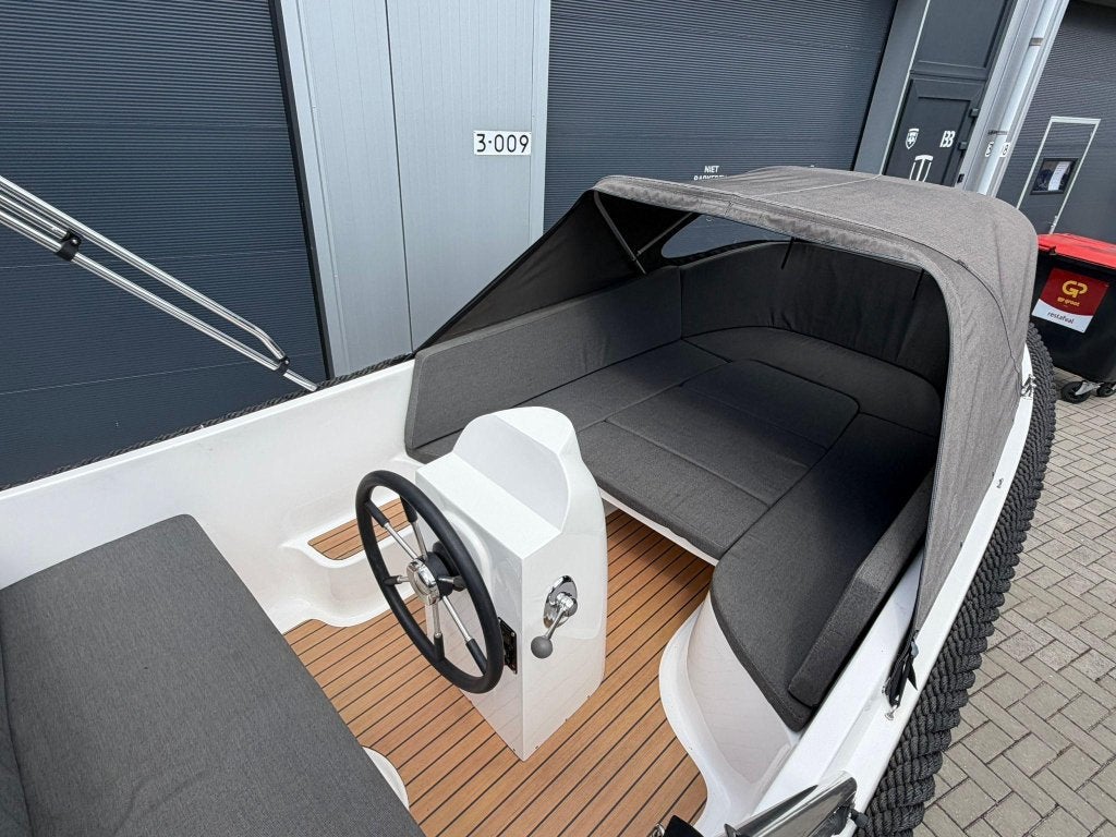 Nette Trendship 480 Sloep Compleet incl. Honda 10PK 4-takt, Watersport en Boten, Sloepen, Overige merken, Trendship, Biminitop