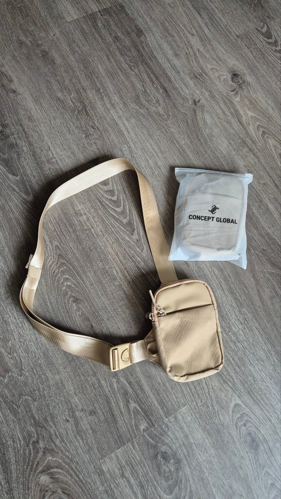 Te koop 2x Concept global crossbody tasje, Ophalen of Verzenden, Nieuw, Beige, Overige merken