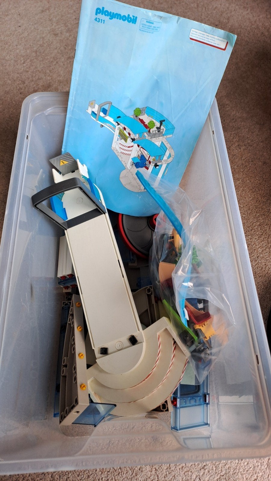 Playmobil Vliegveld  (4311), Gebruikt, Losse onderdelen, Overige typen, Ophalen of Verzenden