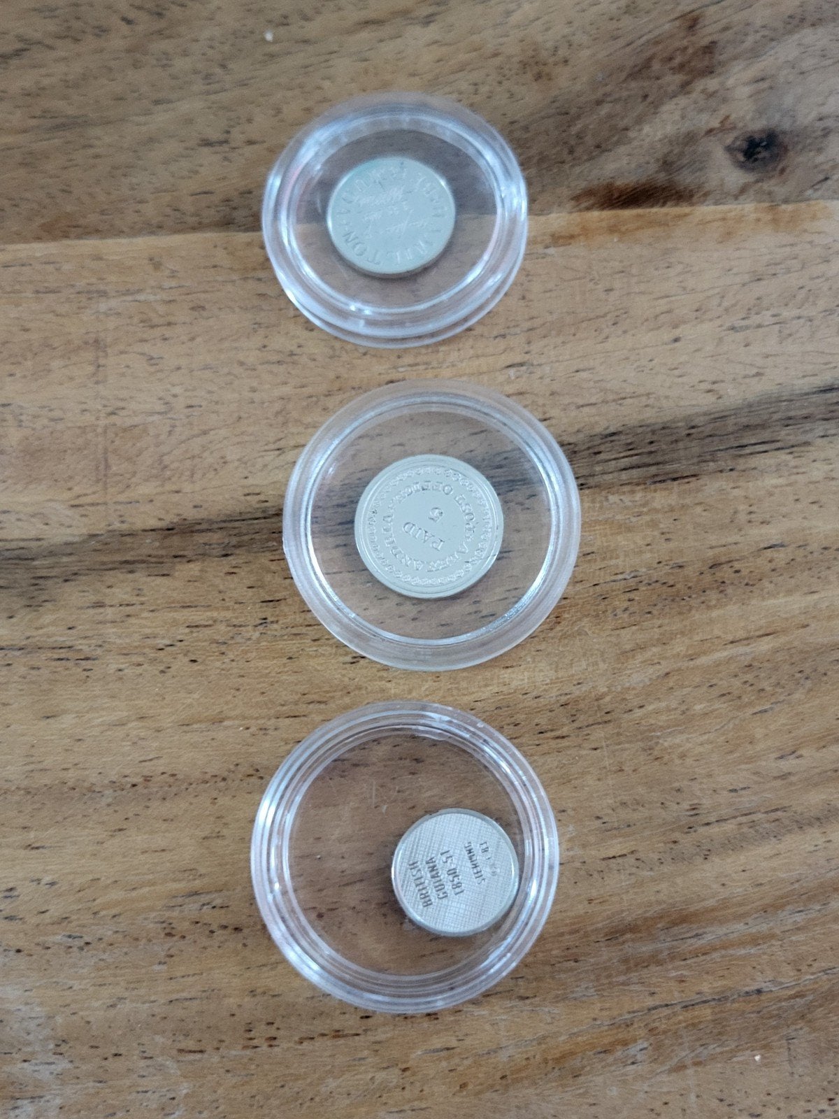 Diverse munten in beschermende capsules, Ophalen of Verzenden, Overige landen, Overige waardes, Losse munt