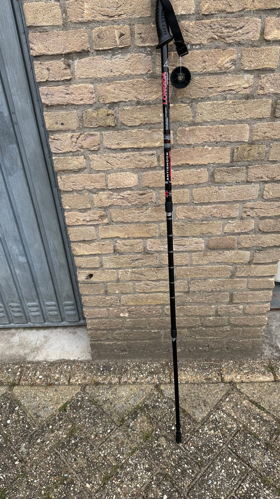 Longda Tengyun Antishock Wandelstok - Aluminium, Sport en Fitness, Bergsport en Wandelen, Ophalen of Verzenden, Gebruikt, Wandelstok