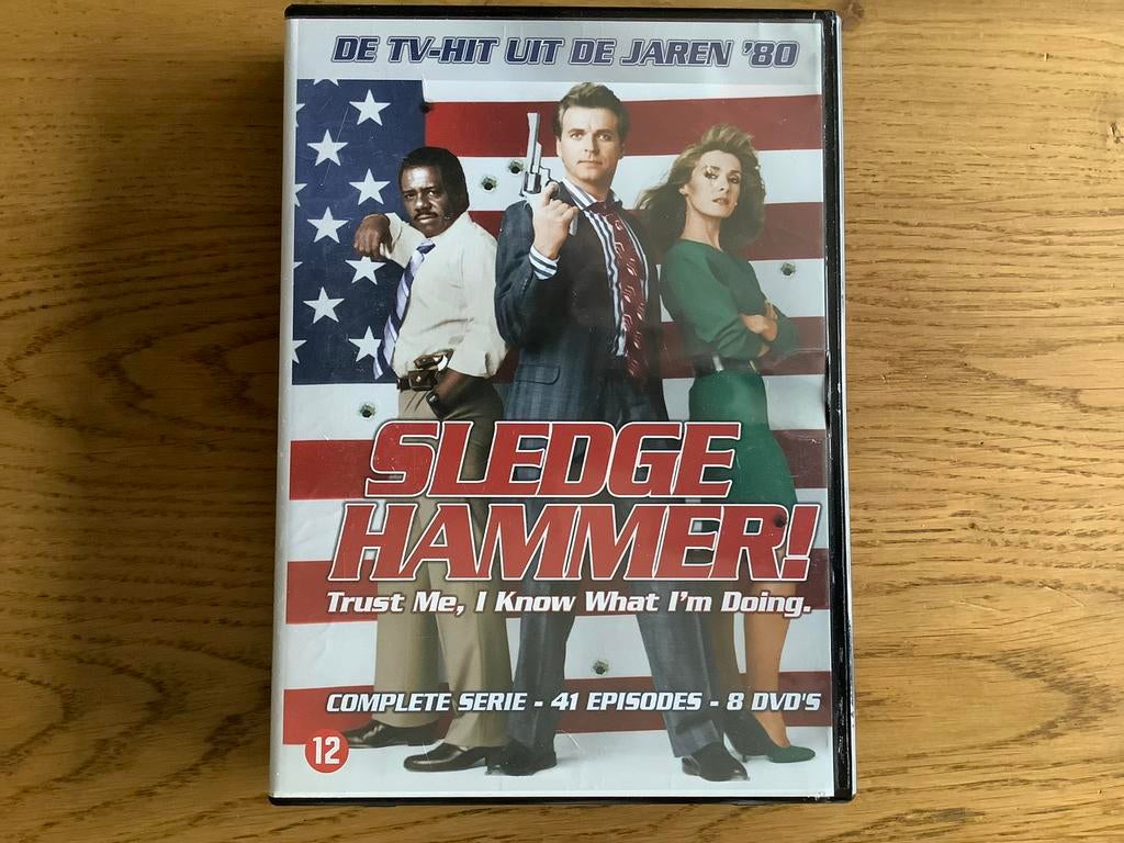9). SLEDGEHAMMER, Complete Serie 41 afleveringen op 8 DVD’s., Alle leeftijden, Ophalen of Verzenden, Zo goed als nieuw, Komedie