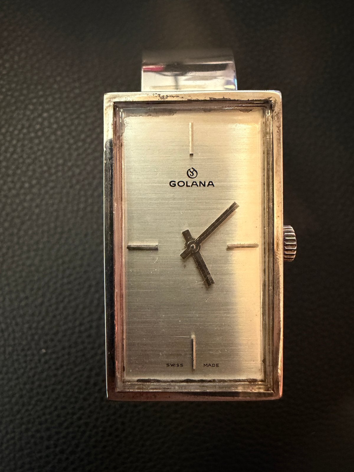 Sterling zilver 925 horloge Golana, Verzenden, Zilver, Overige merken, 1960 of later