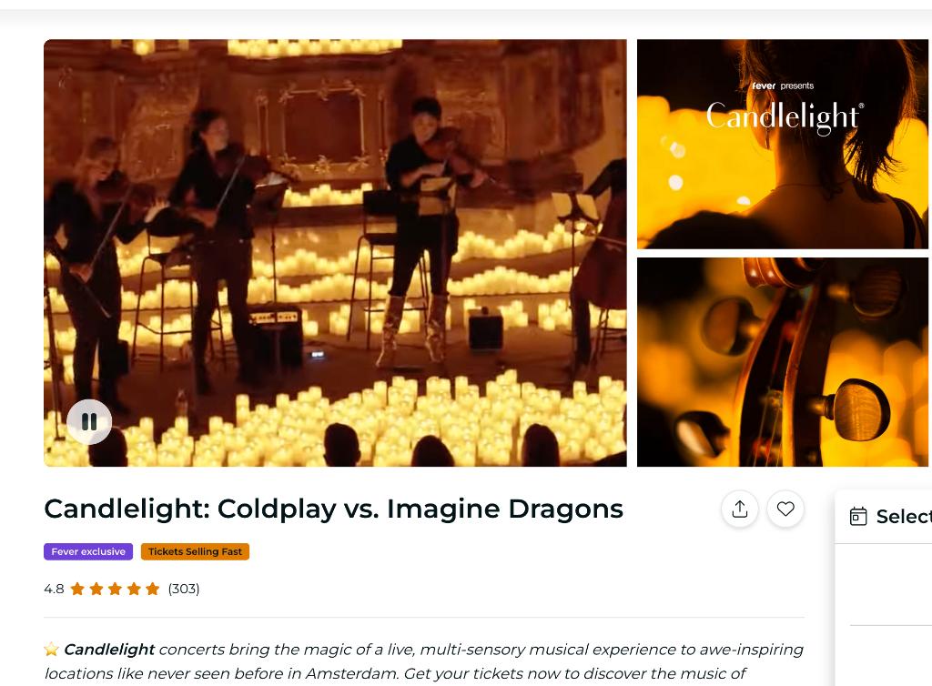 2x Candlelight Koninklijk Theater Tuschinski -  17 april, Twee personen, April