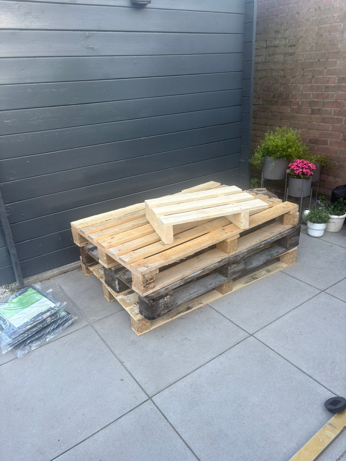 3 palets 180x120 GRATIS ophalen, Gebruikt, Ophalen of Verzenden, 50 mm of meer, Pallet