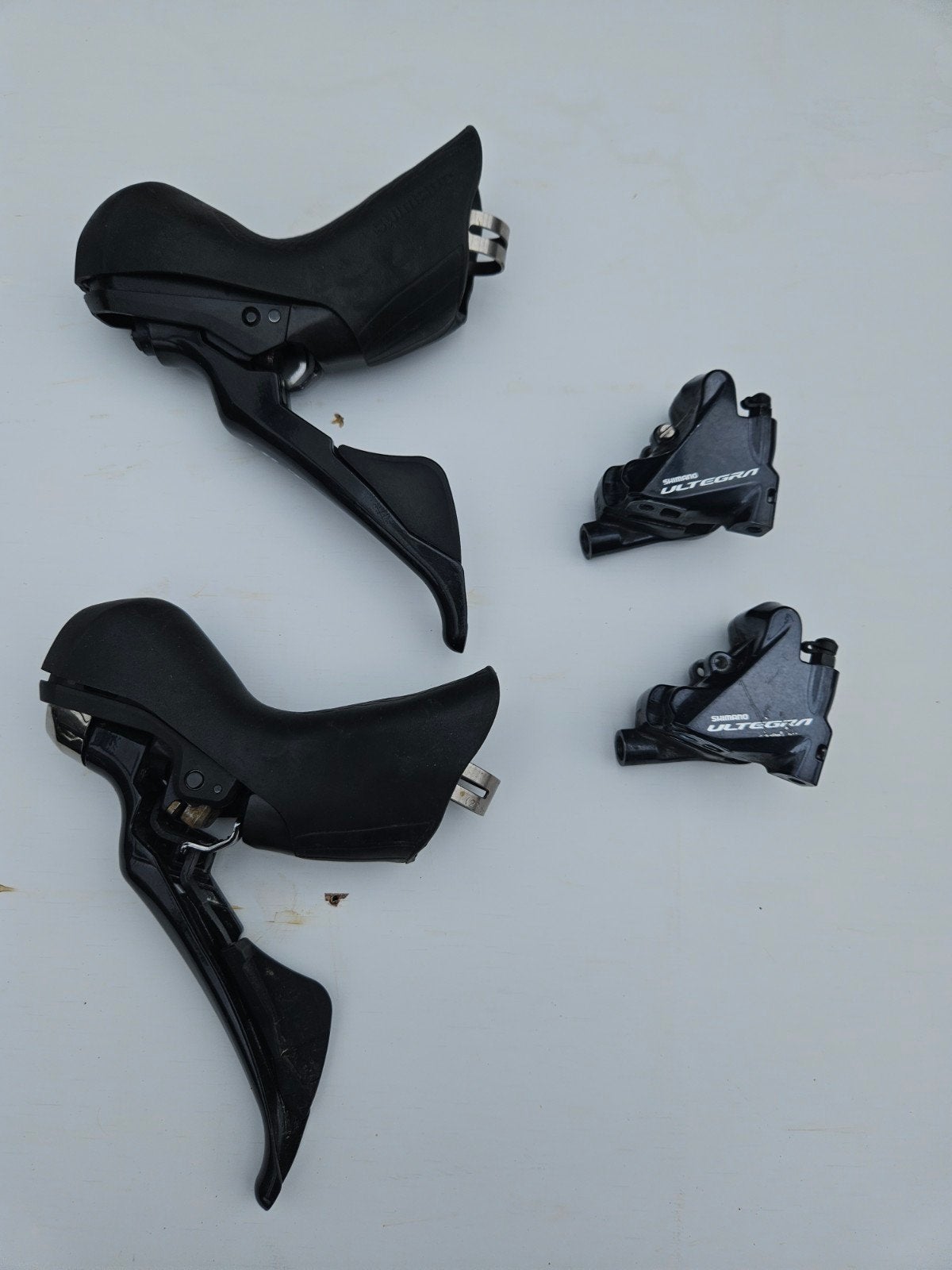 Shimano Ultegra Shifters en Remklauwen (BR-R8070), Remmen, Gebruikt, Ophalen of Verzenden, Aluminium