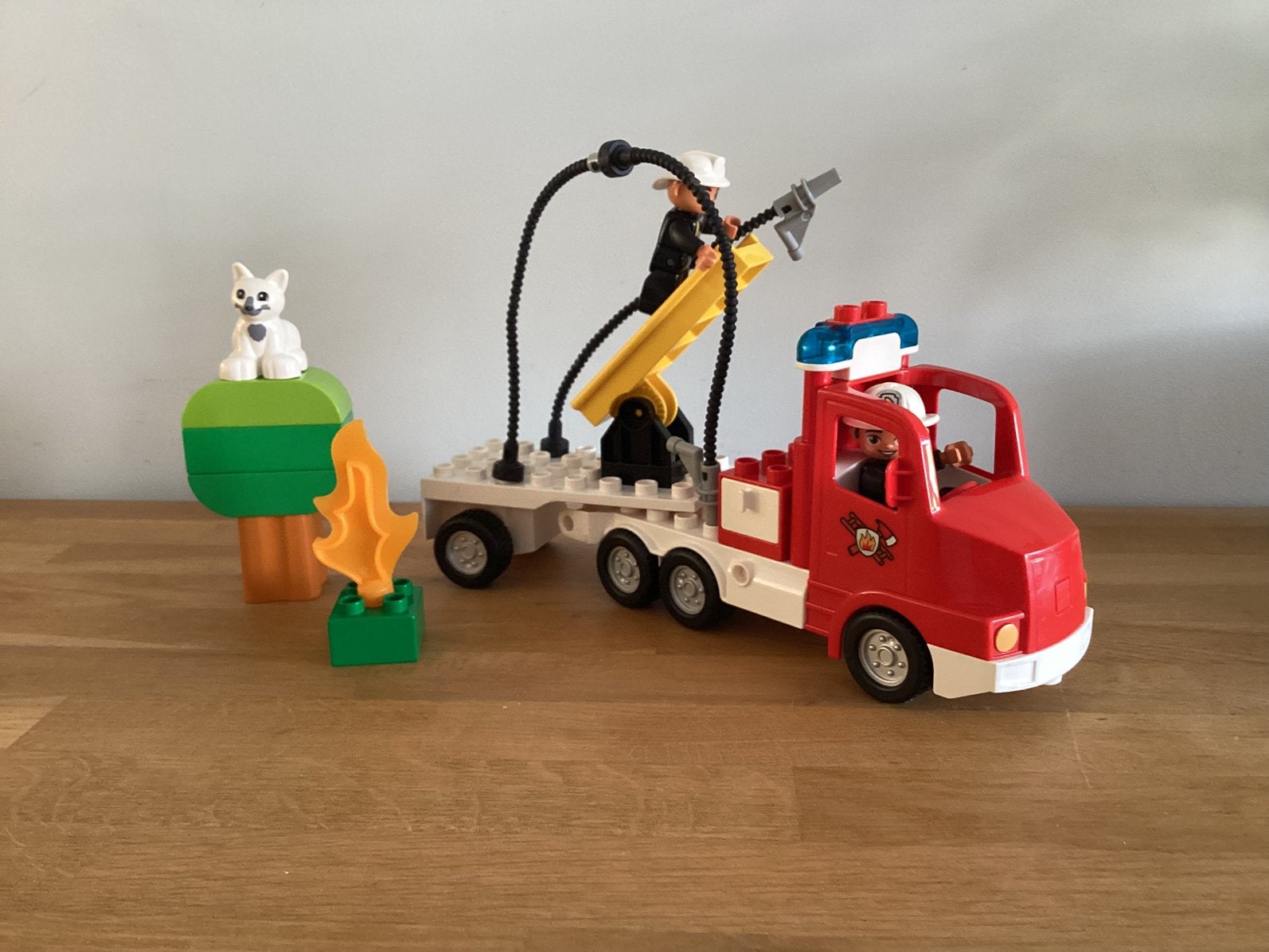 Duplo brandweerwagen, Ophalen of Verzenden, Zo goed als nieuw, Duplo