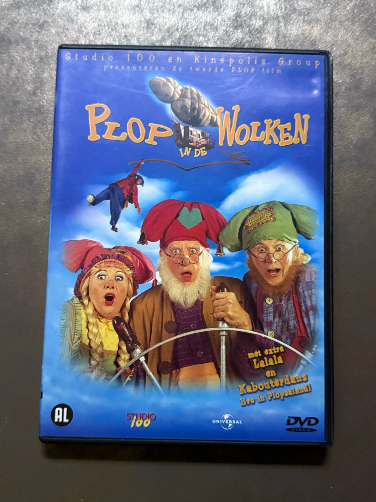 Plop in de Wolken DVD - Studio 100 Film, Alle leeftijden, Ophalen of Verzenden, Familie, Film