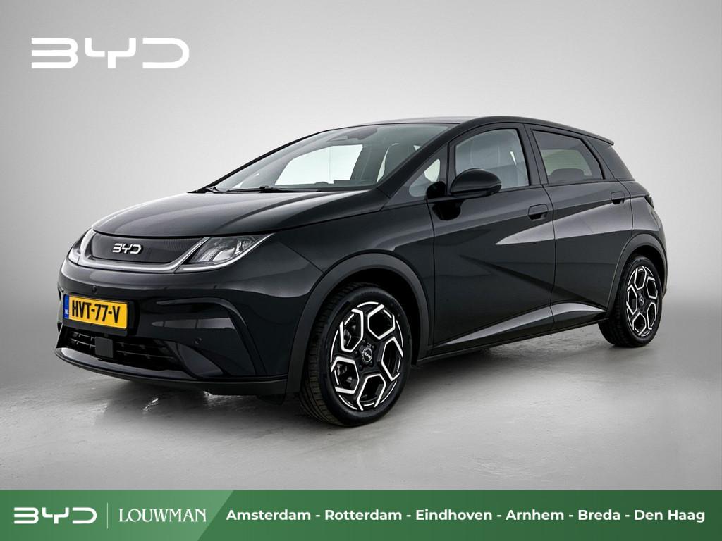 BYD Dolphin Design 60.4 kWh | Facelift | Modeljaar-2025 | Pa, Auto's, BYD, Dolphin, Automatische klimaatregeling, Gebruikt, Zwart