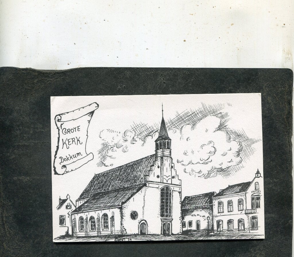 Ansicht Dokkum - Grote Kerk, Verzenden, 1980 tot heden, Ongelopen