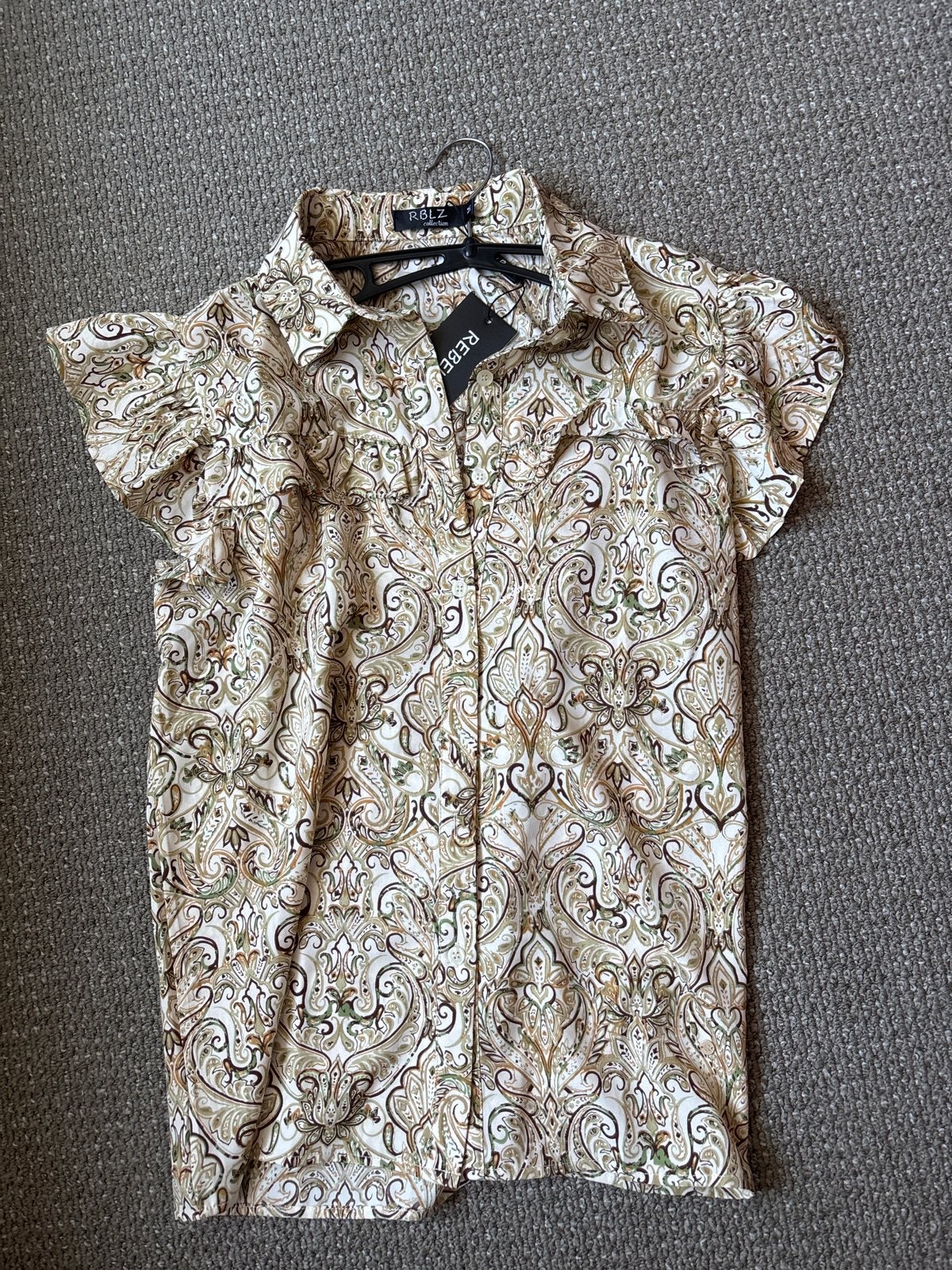 RBLZ Collection Paisley Blouse Maat M, Ophalen of Verzenden, Nieuw, Maat 38/40 (M), Meerkleurig