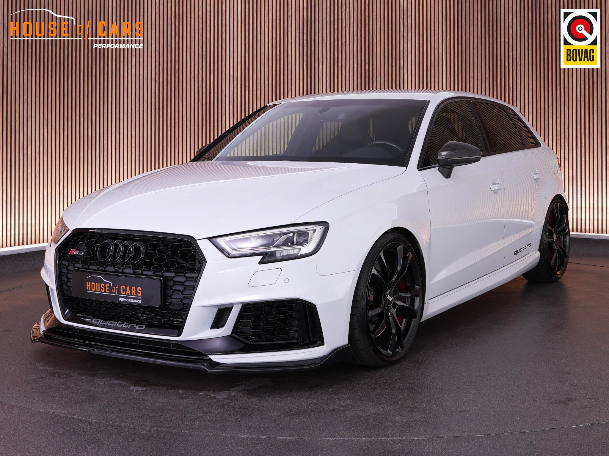 Audi RS3 Sportback 2.5 400pk TFSI quattro |RS-seats|ABT vere, Auto's, Automaat, Gebruikt, RS3, Wit