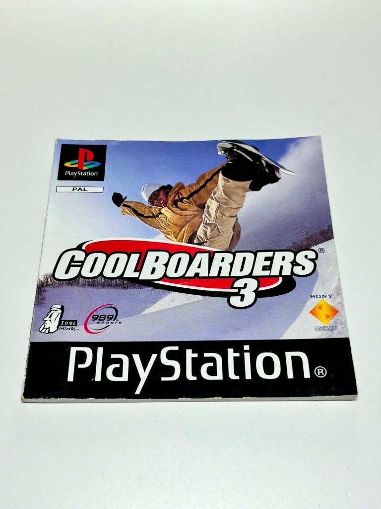 Cool Boarders 3 Boekje PlayStation 1 Ps1, Gebruikt, 1 speler, Ophalen of Verzenden, Vanaf 3 jaar