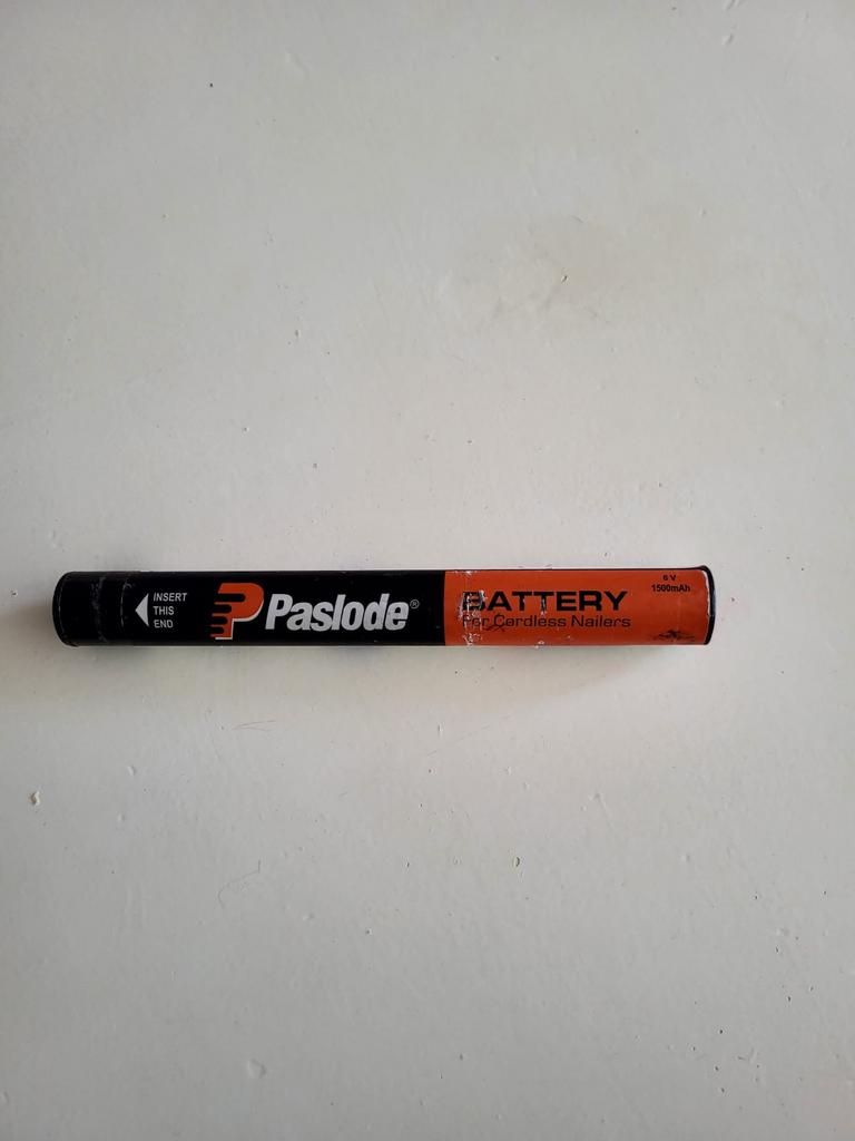 Paslode Accu 6V 1500mAh voor Spijkerpistool, Ophalen of Verzenden, Gebruikt