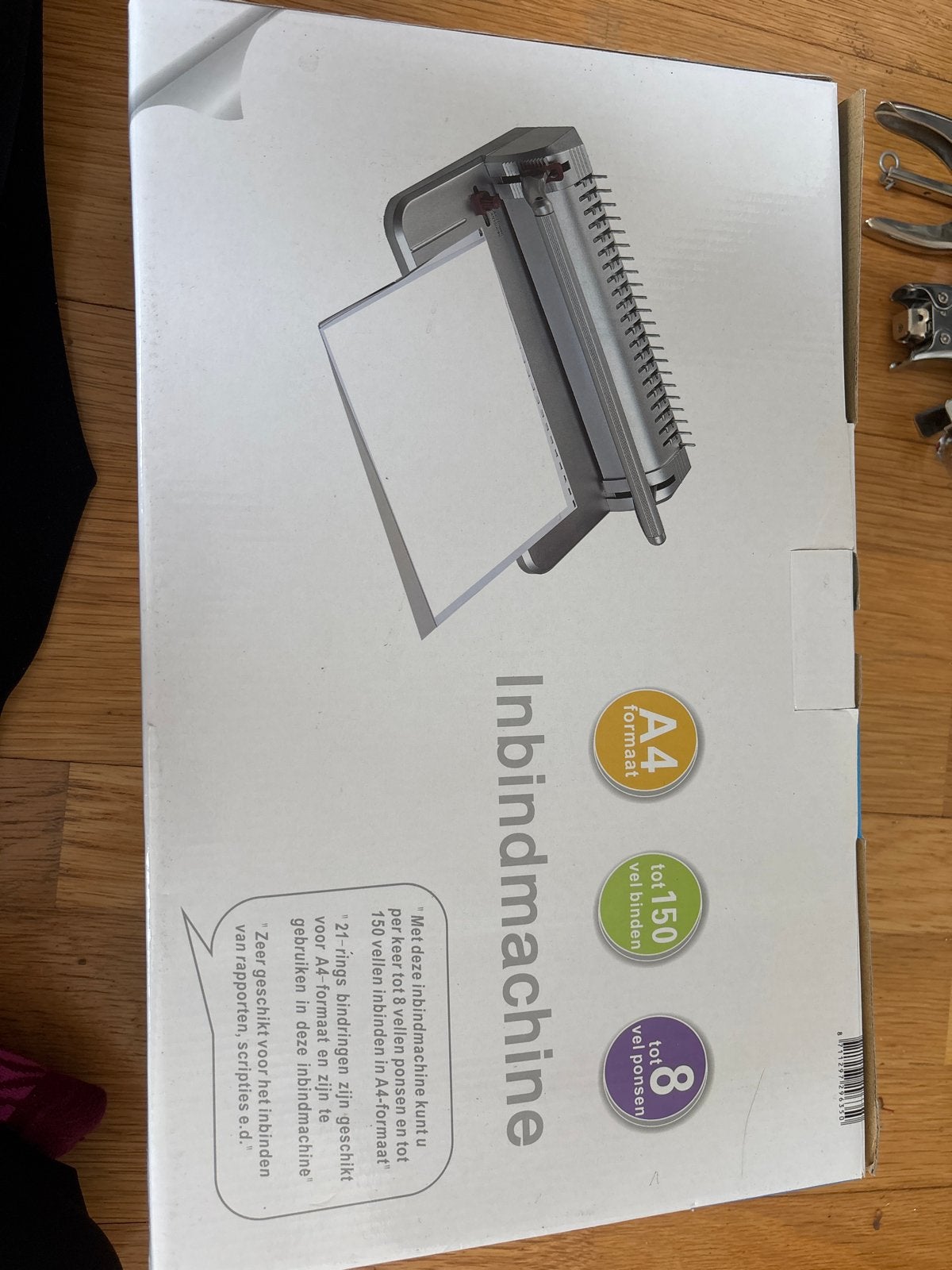 Inbindmachine B2950 A4 met 34 bindringen, Ophalen, Gebruikt, Overige typen